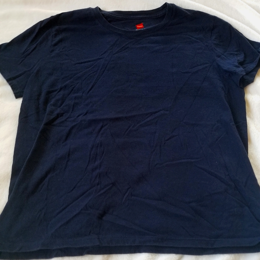 Hanes T-Shirts | Lot of 3 | Jewel Tones | Solid Colors | Medium | Basic - Picture 4 of 8